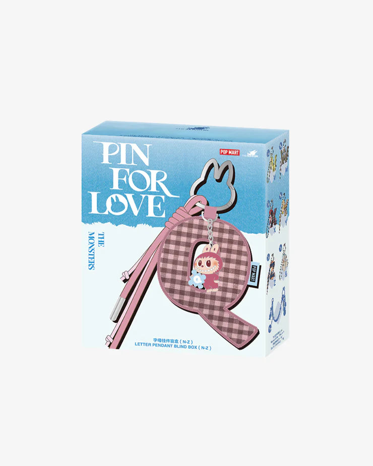 THE MONSTERS Pin for Love Series-Letter Pendant Blind Box (N-Z) OPEN